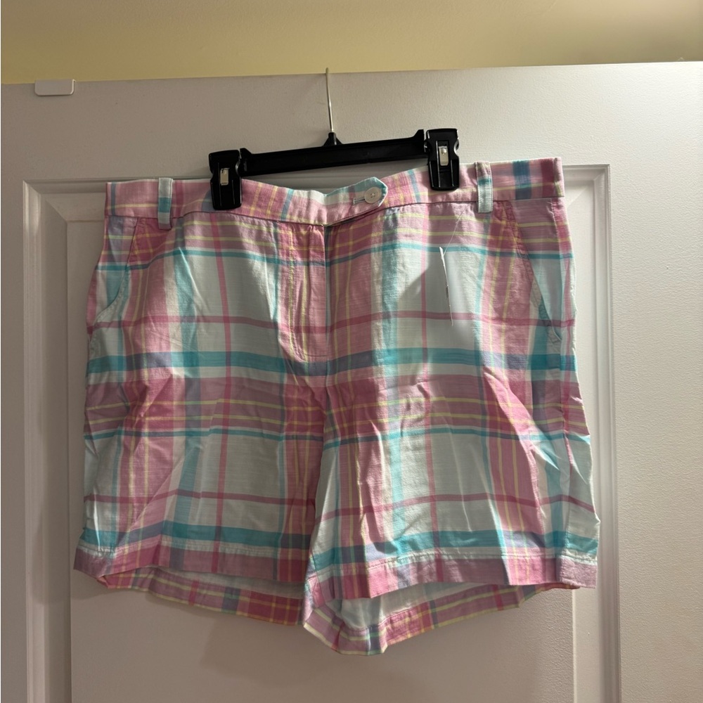 Brooks brothers madras shorts size 14